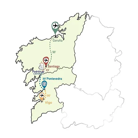 度假居 Casa Do Campo Lestrove 帕德隆